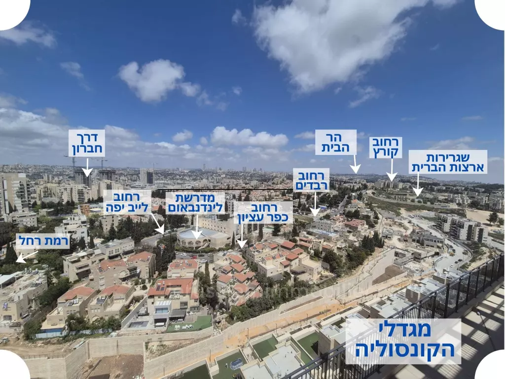 Oferta del año en Mordot Arnona | Apartamento a estrenar de 5 habitaciones | Entrega en 1 mes | Precio excepcional | JERUSALEM REAL ESTATE 026786595