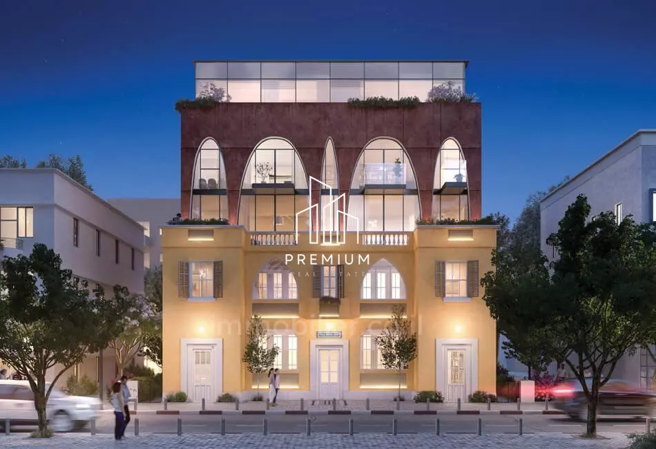 EN VENTA – FABULOSO ÁTICO EN UN EDIFICIO HISTÓRICO EN EL CORAZÓN DE TEL AVIV!