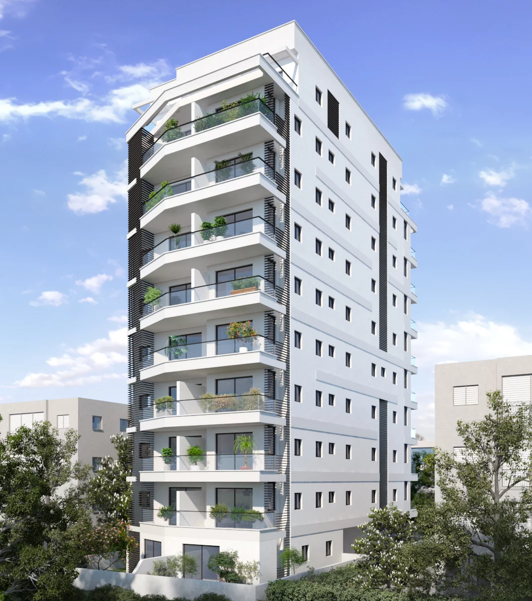 PROJET NEUF A 200M DE LA PLAGE - RUE HATSFIRA - BAT YAM